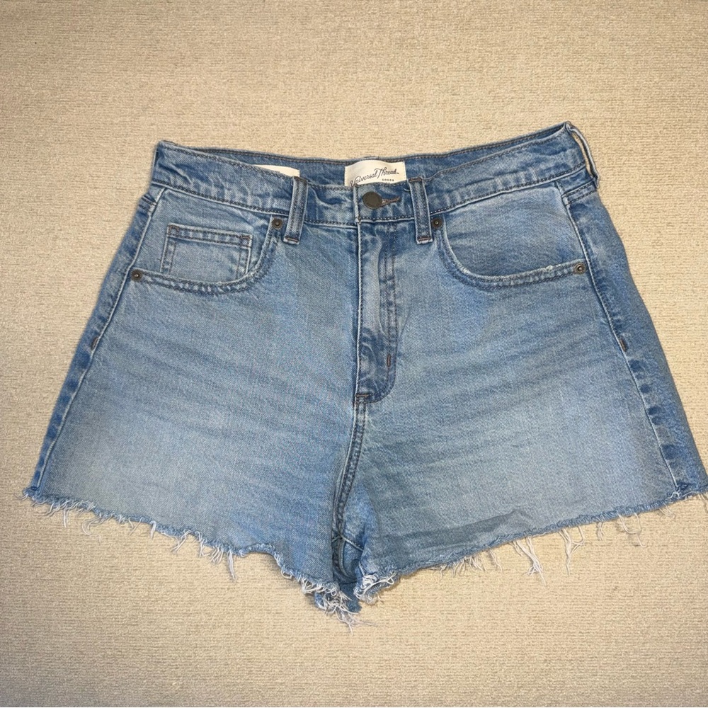 Universal Thread Light Blue High-Rise Denim Shorts